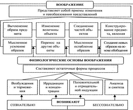 Доклад: Воображение, его виды и формы проявления